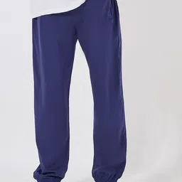 Styli Men Embroidered City Name Relaxed Terry Joggers image 2