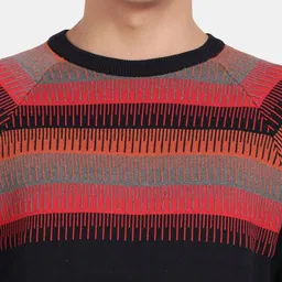 t-base Men Striped Cotton Pullover image 2