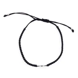 EL REGALO Women Silver & Black Handcrafted Charm Bracelet image 2