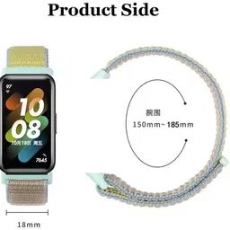 valente Nylon Loop Strap Compatible with Huawei Band 8/9/10 – Soft, Adjustable & Breathable Replacement Band Smart Band Strap image 2