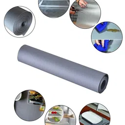 TIED RIBBONS Grey Textured Skid Resistant Shelf Liner image 5