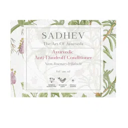 SADHEV Ayurvedic Anti-Dandruff Conditioner With Neem Rosemary & Bakaichi - 200ml image 3