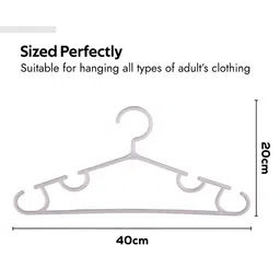 Kuber Industries 10Pcs White Bar Hangers image 5