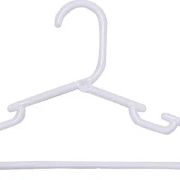 Kuber Industries White 12 Pieces Cloth Hangers image 3