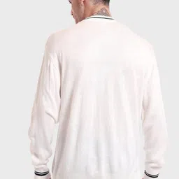 Bewakoof Men Gardenia Nostalgia Typography Oversized Sweater image 5