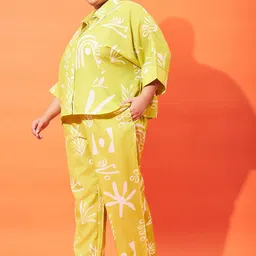 Athena Ample Printed Shirt With Palazzos Co-Ords image 2