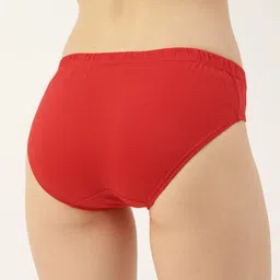 Leading Lady Women Pack of 3 Solid Mid-Rise Hipster Briefs HIP-9029-3 image 3