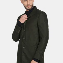 Blackberrys Men Textured Single Breasted Slim Fit Blazer image 4