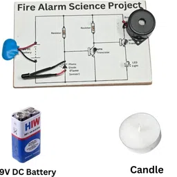 erhindia Fire Alarm Science Project Experiment Kit Working Model for Kids Class 12 Educational Electronic Hobby Kit image 3