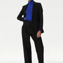 Marks & Spencer Jersey Slim Fit Single Breasted Formal Blazer image 2