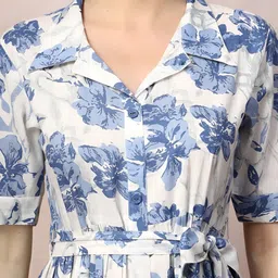 lookshine Printed Polyester Stitched Flared/A-line Gown image 4