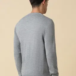 Allen Solly Textured V Neck Full Sleeves Sweater image 3