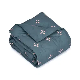 RRC Grey & Pink Floral Printed AC Room 210 GSM Double Bed Comforter image 3
