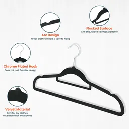 Kuber Industries 5 Pieces Clothes Hangers image 5