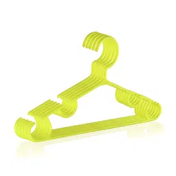 Kuber Industries 20Pcs Yellow & Black Bar Hangers image 5