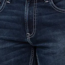 SPYKAR Men Cotton Regular Fit Heavy Fade Jeans image 3