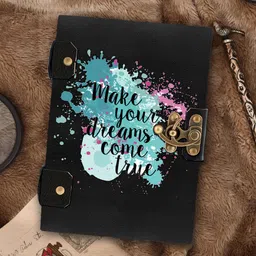 di-kraft Handcrafted Leather Cardboard Antique Binding Diary A5 Diary Unruled 200 Pages image 3