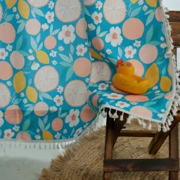 tramb Polyester Abstract 5 ft Light Filtering Eyelet Window Curtain image 3