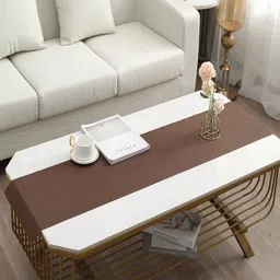 HOKIPO Brown Textured Table Runner image 2