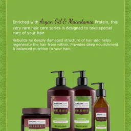 ARGANICARE Organic Argan Oil and Macadamia Conditioner - 400ml image 5