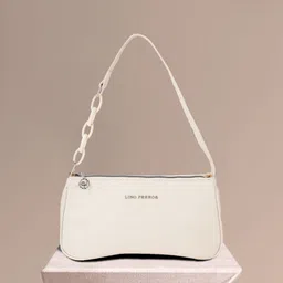 Lino Perros Women Off White Animal Printed PU Shoulder Bag-picture-49