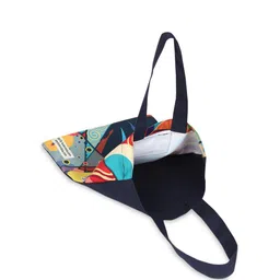 KOLOROBIA Printed Pure Cotton Shopper Shoulder Bag image 2