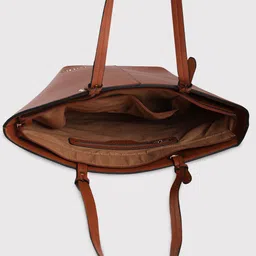 Caprese Leather Structured Tote Bag image 4