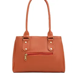 Fostelo Rose Gold PU Structured Shoulder Bag image 4