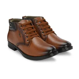 Vellinto Men Heeled Biker Boots-image-79