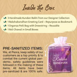 Peora Thread Rakhi image 5