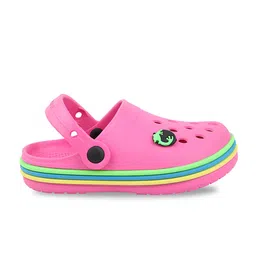 NEOZ Girls Pink Rubber Clogs image 5