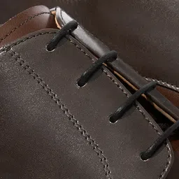 Rapawalk Brown & Coffee Brown Handcrafted Standard Width Leather Derbys image 5