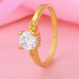 Estele Gold-Plated Crystal-Studded Finger Ring-picture-33