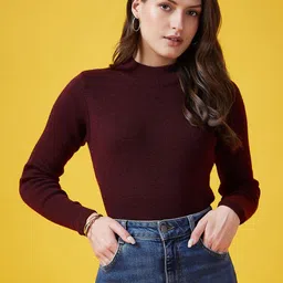 CLAPTON Turtle Neck Cable Knit Woollen Pullover-picture-24