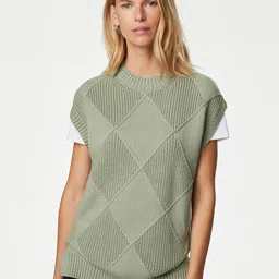 Marks & Spencer Cable Knit Sweater Vest-picture-15