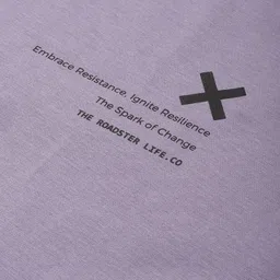 The Roadster Life Co. Typography Printed Drop-Shoulder Sleeves Oversized T-shirt image 3