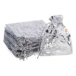 NFI Essentials Silver Potli Gift Pouches for Return Gifting. Pack of 50 (Pack of 50)-image-86