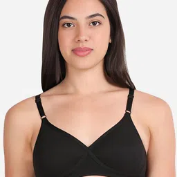 Susie Women 3 Pcs Solid Non Padded Non-Wired Medium Coverage Bra image 3