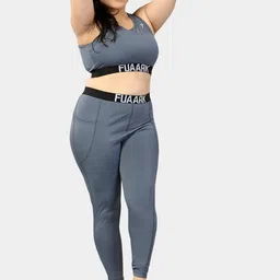 FUAARK Non-Wired Removable Padding Anti Odour Workout Bra With All Day Comfort image 2