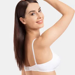 KOMLI Pack Of 2 Full Coverage Non Padded Cotton T-shirt Bra With All Day Comfort image 5