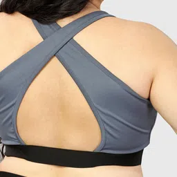 FUAARK Non-Wired Removable Padding Anti Odour Workout Bra With All Day Comfort image 3