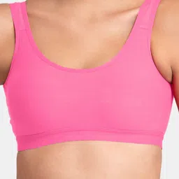 Tweens Pack Of 2 Non Padded Medium Support All Day Comfort Slip-On Seamless Bra image 5