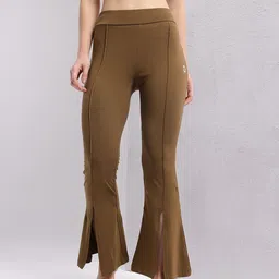 hrx by hrithik roshan Women Solid Brown Track Pants-picture-17