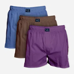 chiraiyaa Pack of 3 Solid Men Boxer-picture-19