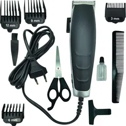 SEEGATE New powerful long wire beard Salon corded hair clipper Fully Waterproof Trimmer 0 min Runtime 4 Length Settings image 1