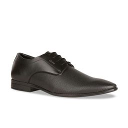Bata Men Black Textured Formal Derbys-picture-26