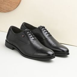 House of Pataudi Men Genuine Leather Lace-Up Formal Derbys-picture-27