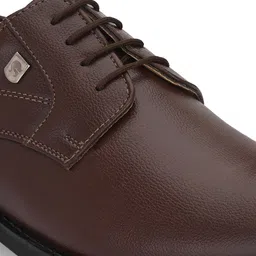 Azzaro Black Men Lightweight Padded Insole Derbys image 2