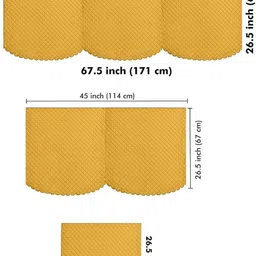 easttardomm Velvet Geometric 6 Seater Sofa Cover image 3