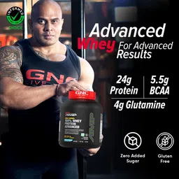gnc AMP Gold Series 100% Whey Protein Advanced Whey Protein image 4